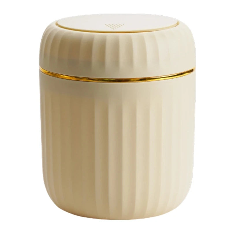 Desktop Trash Can Garbage Bin with Lid Cover Container for Offices Home Dropship