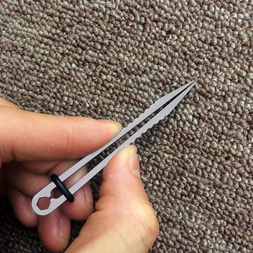Mini Tweezers Titanium Alloy Tweezers Portable Titanium Alloy Tweezers Outdoor Survival Camping Travel Mini Tool Tweezers