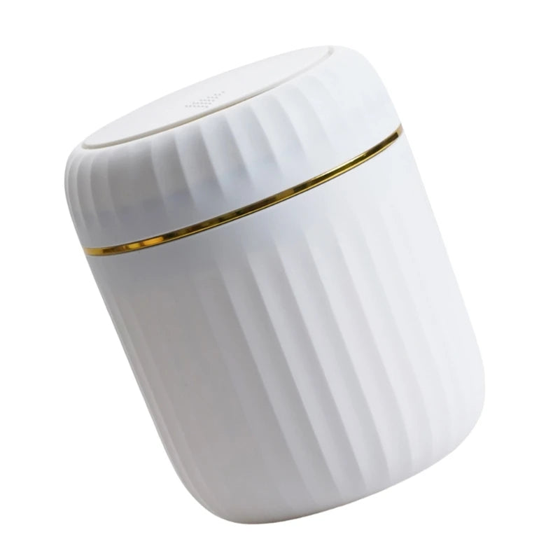 Desktop Trash Can Garbage Bin with Lid Cover Container for Offices Home Dropship