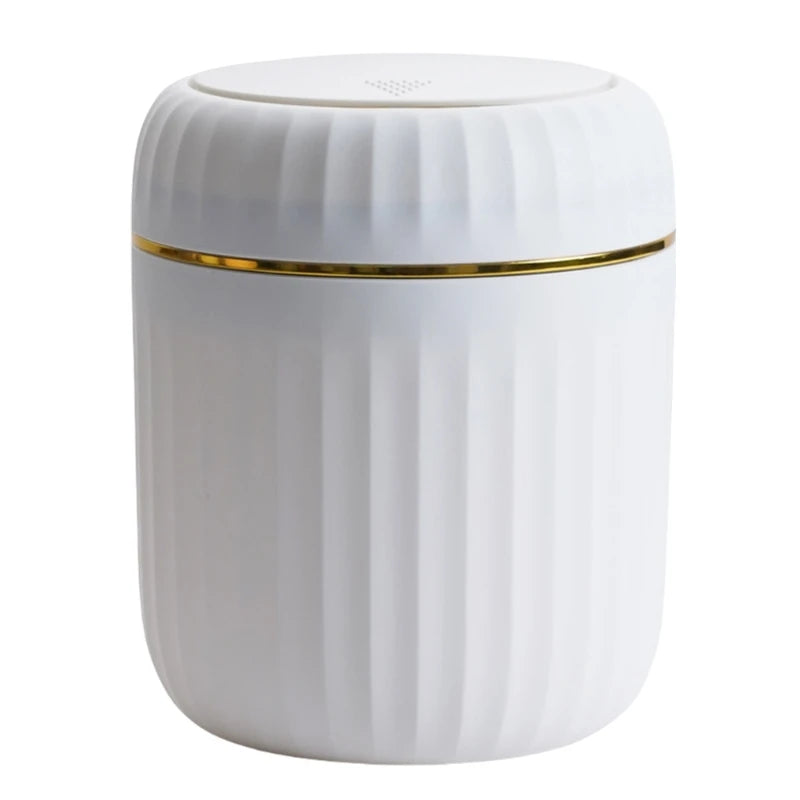Desktop Trash Can Garbage Bin with Lid Cover Container for Offices Home Dropship
