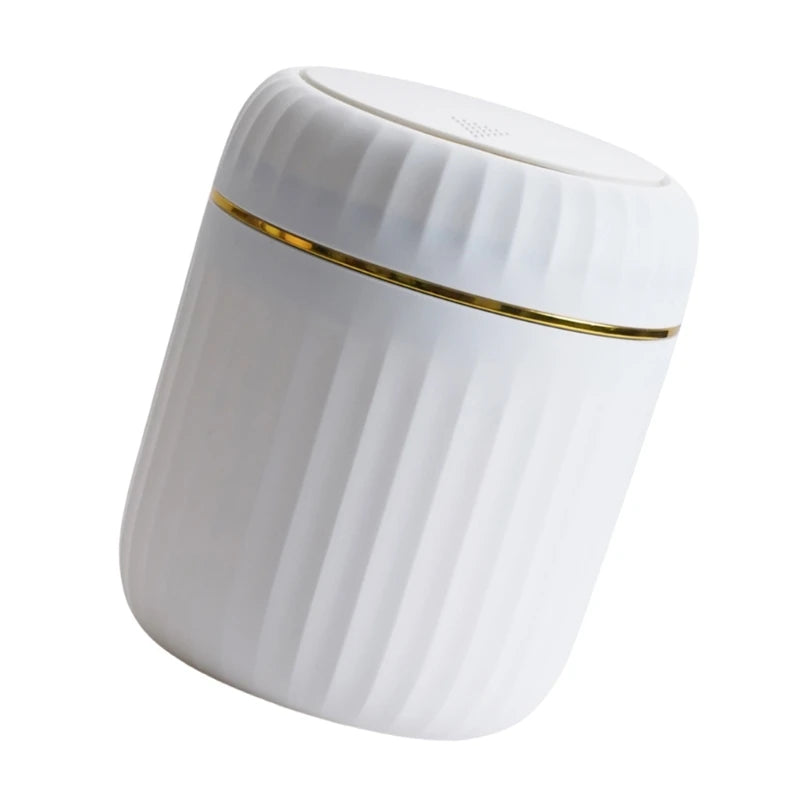 Desktop Trash Can Garbage Bin with Lid Cover Container for Offices Home Dropship