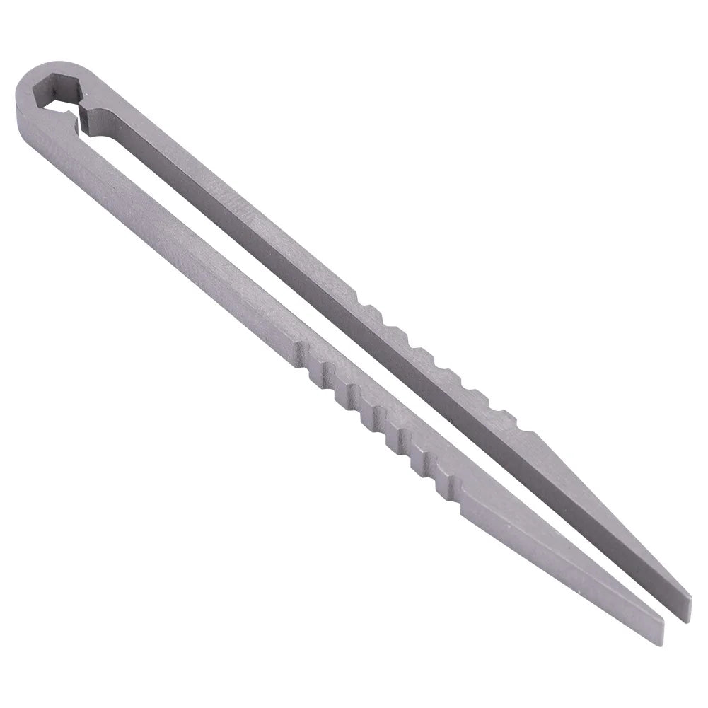 Mini Tweezers Titanium Alloy Tweezers Portable Titanium Alloy Tweezers Outdoor Survival Camping Travel Mini Tool Tweezers