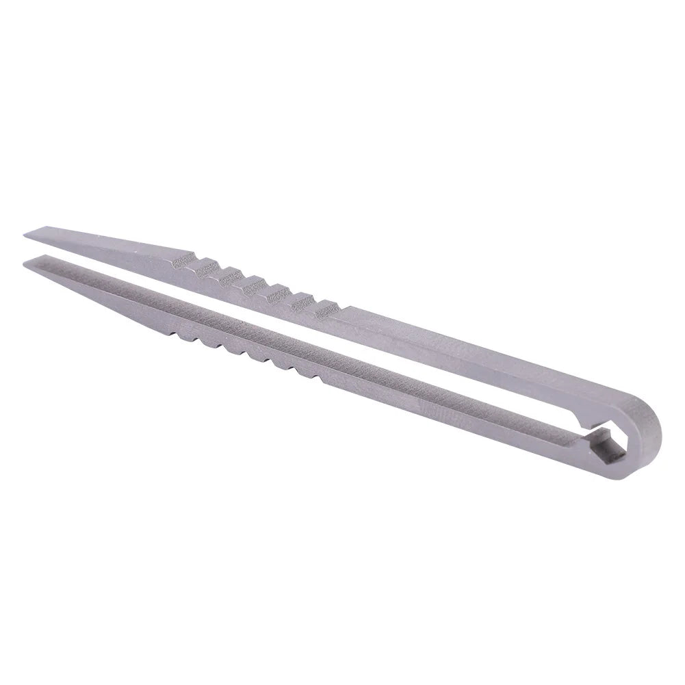 Mini Tweezers Titanium Alloy Tweezers Portable Titanium Alloy Tweezers Outdoor Survival Camping Travel Mini Tool Tweezers