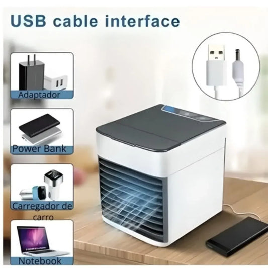 Mini Air Conditioning Air Conditioning Portable Humidifier USB Compact Efficient Refrigeration Comfortable Environment Practical Lightweight